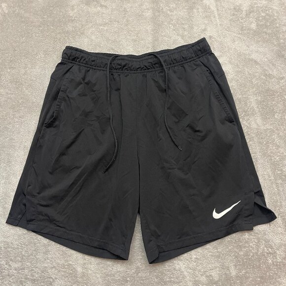 Nike Black Dri-Fit Athletic Basketball Shorts Size Large CJ2189-010 Pockets - Picture 1 of 13